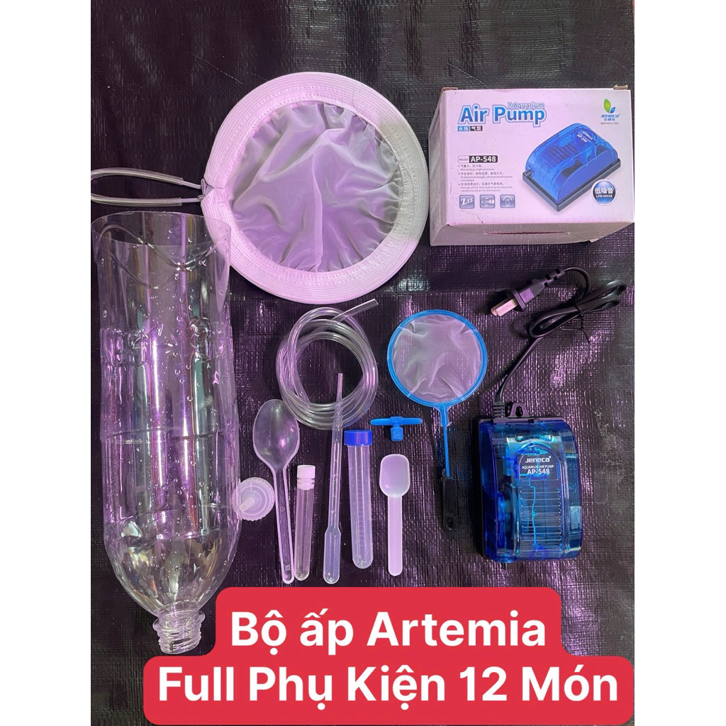 [Bộ Ấp Trứng Artemia] Bộ ấp Artemia Full phụ kiện đầy đủ - Dụng cụ ấp Artemia