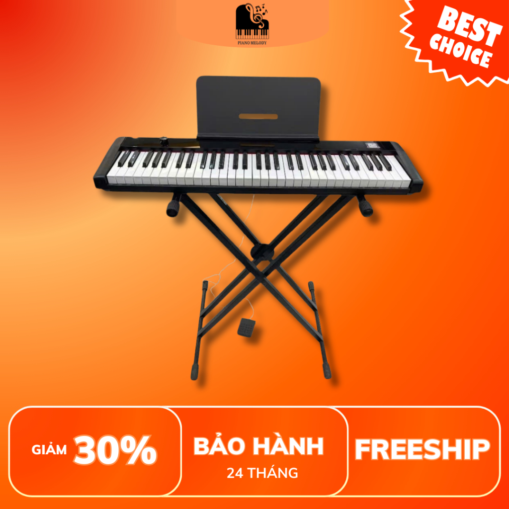 [ PIANO ] Piano Điện Xách Tay Flykeys M2, Bao Đàn, Kết Nối Bluetooth (Kèm Khóa Học Online) - Melody