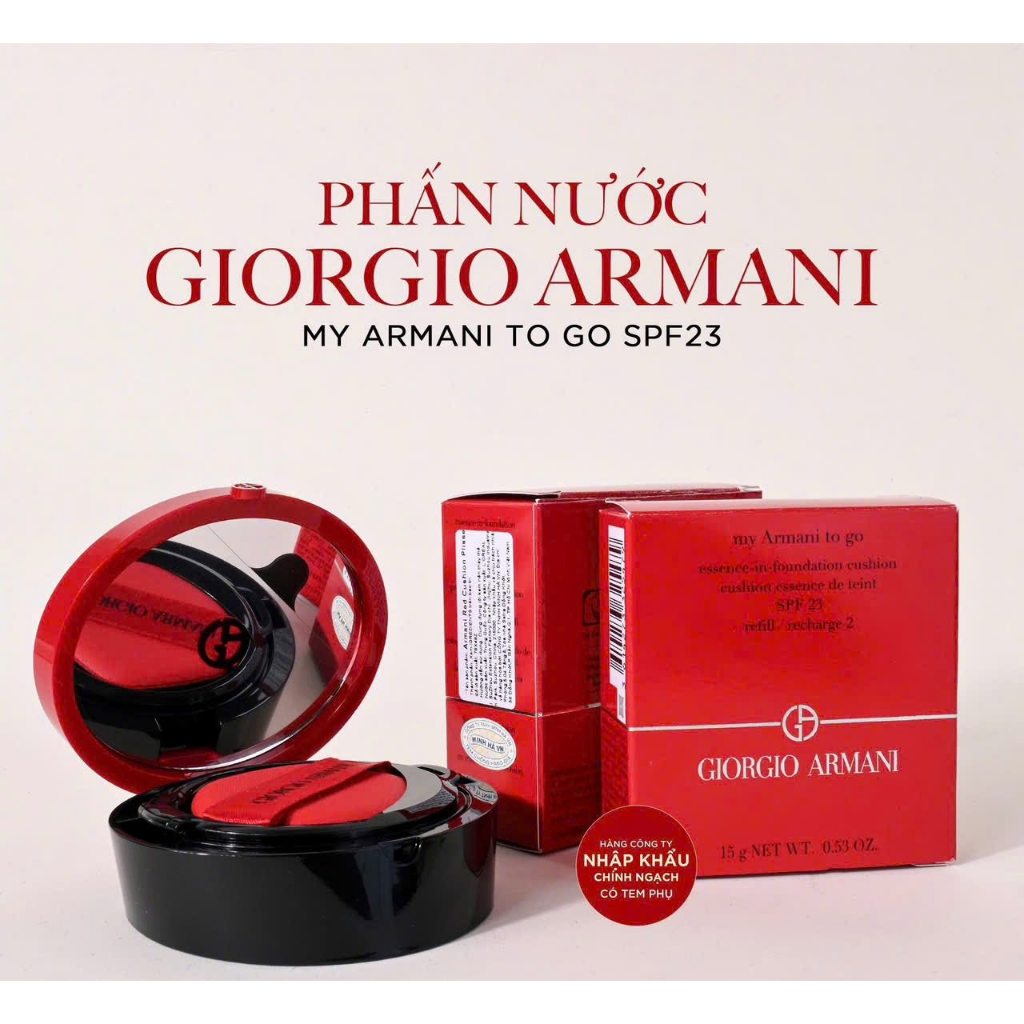 (NEW) Phấn Nước Giorgio Armani My Armani To Go Cushion Foundation SPF23
