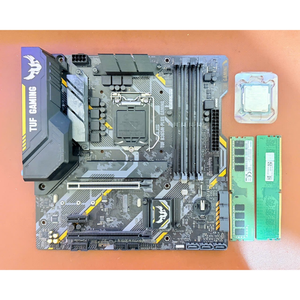 Combo Mainboard Asus TUF B365M Plus Gaming + CPU i5 9400F + Ram 16GB hàng tháo máy bảo hành 1 tháng