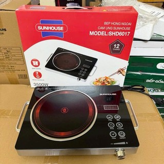 BẾP HỒNG NGOẠI SUN HOUSE, BẾP HỒNG NGOẠI CẢM ỨNG TỪ CÔNG SUẤT LỚN 3500W DÙNG CHO TẤT CẢ MỌI LOẠI NỒI