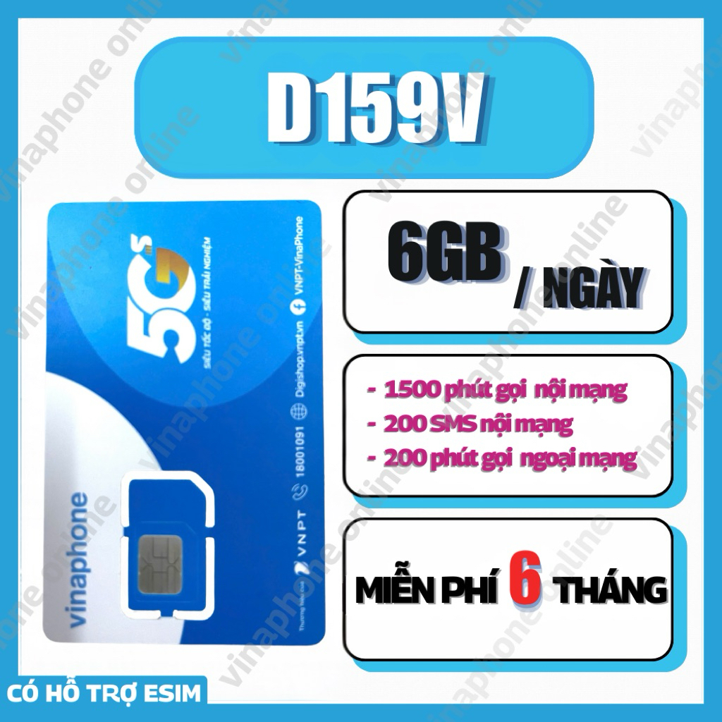 SIM COMBO DATA+NGHE GỌI D159V