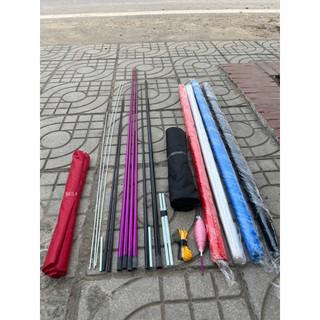Combo diều Đuôi Cá 2m5 nan màu Tự Làm(Đã mài Phíp) Chưa đánh dấu. Có đầy đủ phụ kiện đi kèm dây go+tio+nèo+dây quấn vai