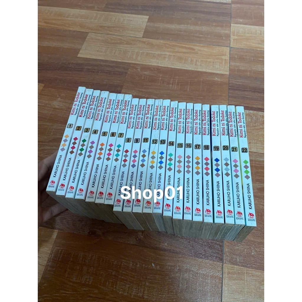 Combo 21q vở truyen.tranh cũ Kimi Ni Todoke Nguyện ước yêu thương