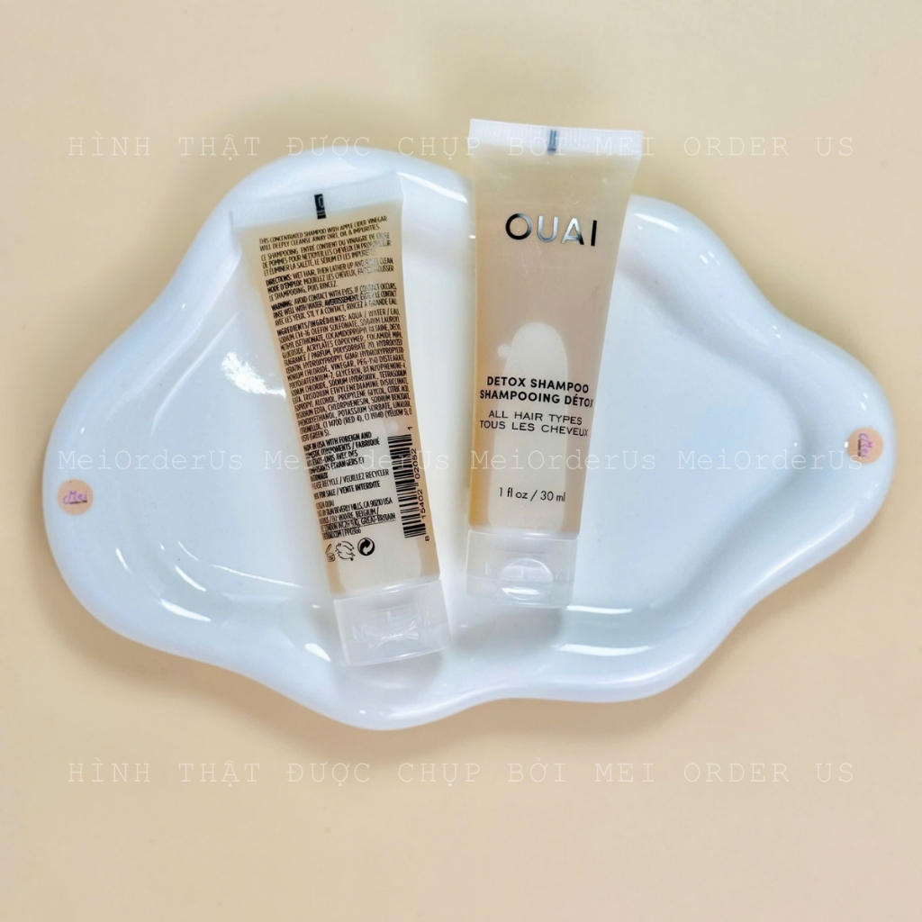 [Minisize 30mL] ✨ OUAI DETOX SHAMPOO – CHAI GỘI “CỨU NGUY” DA ĐẦU ✨