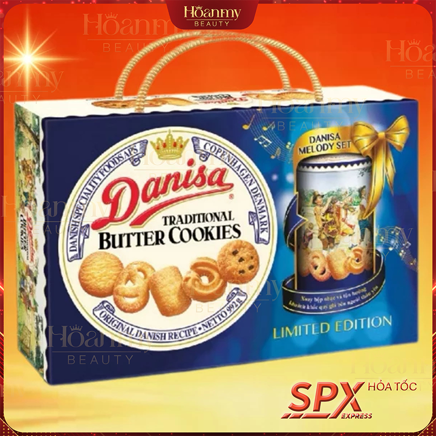 [PHIÊN BẢN GIỚI HẠN] Hộp Quà Bánh Quy Danisa Melody Hộp Nhạc 992G (Limited)