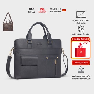 Cặp da công sở unisex nhiều ngăn đa năng FADODA FCD308