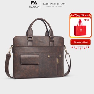 Cặp da công sở unisex đa năng tiện lợi FADODA FCD308
