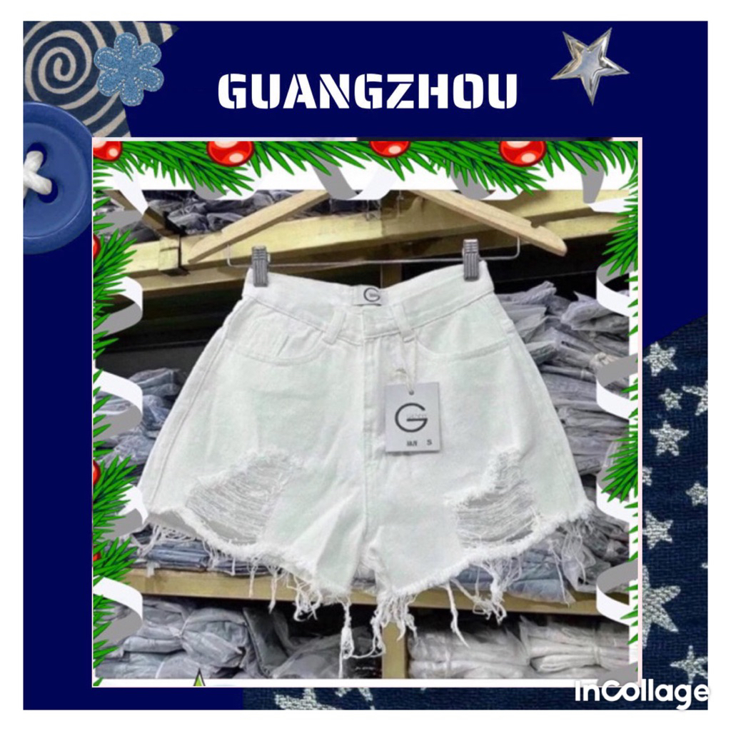 ( Có Bigsize) Quần short đùi jean tua rua kaki nữ rách đẹp lưng cao , (Q RNHO) GZHOU
