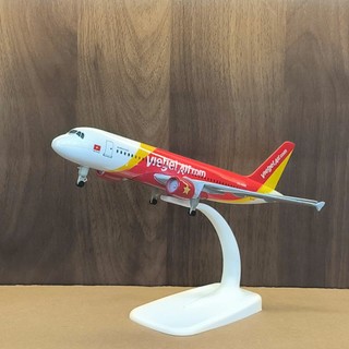 Mô hình máy bay Vietjet Air A320 18cm