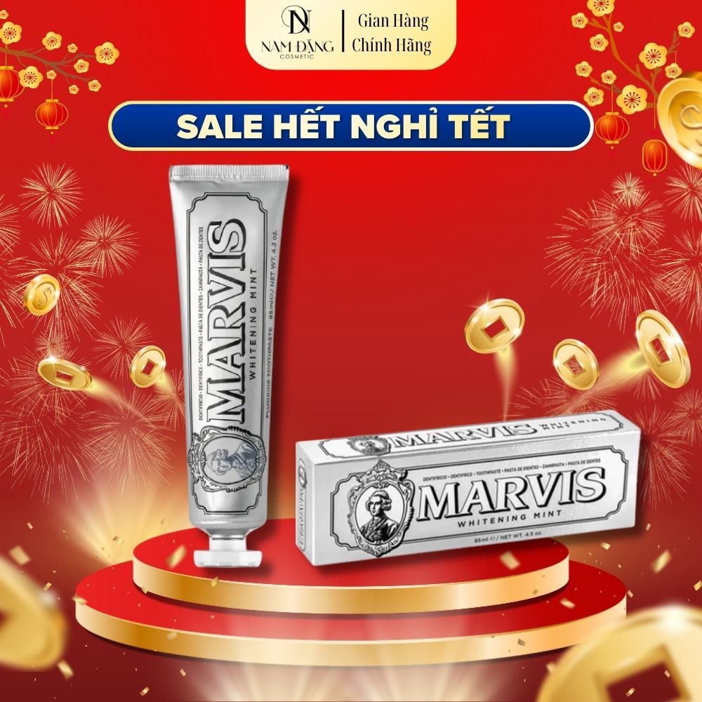 Kem Đánh Răng Marvis Whitening Mint 25ml-85ml