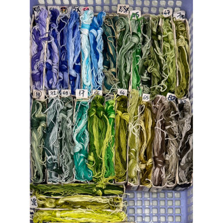 [Đi Đơn từ 6 tép] CHỈ COTTON LOANG MÀU VIỆT NAM - 68 màu [TÉP 8 MÉT]ư