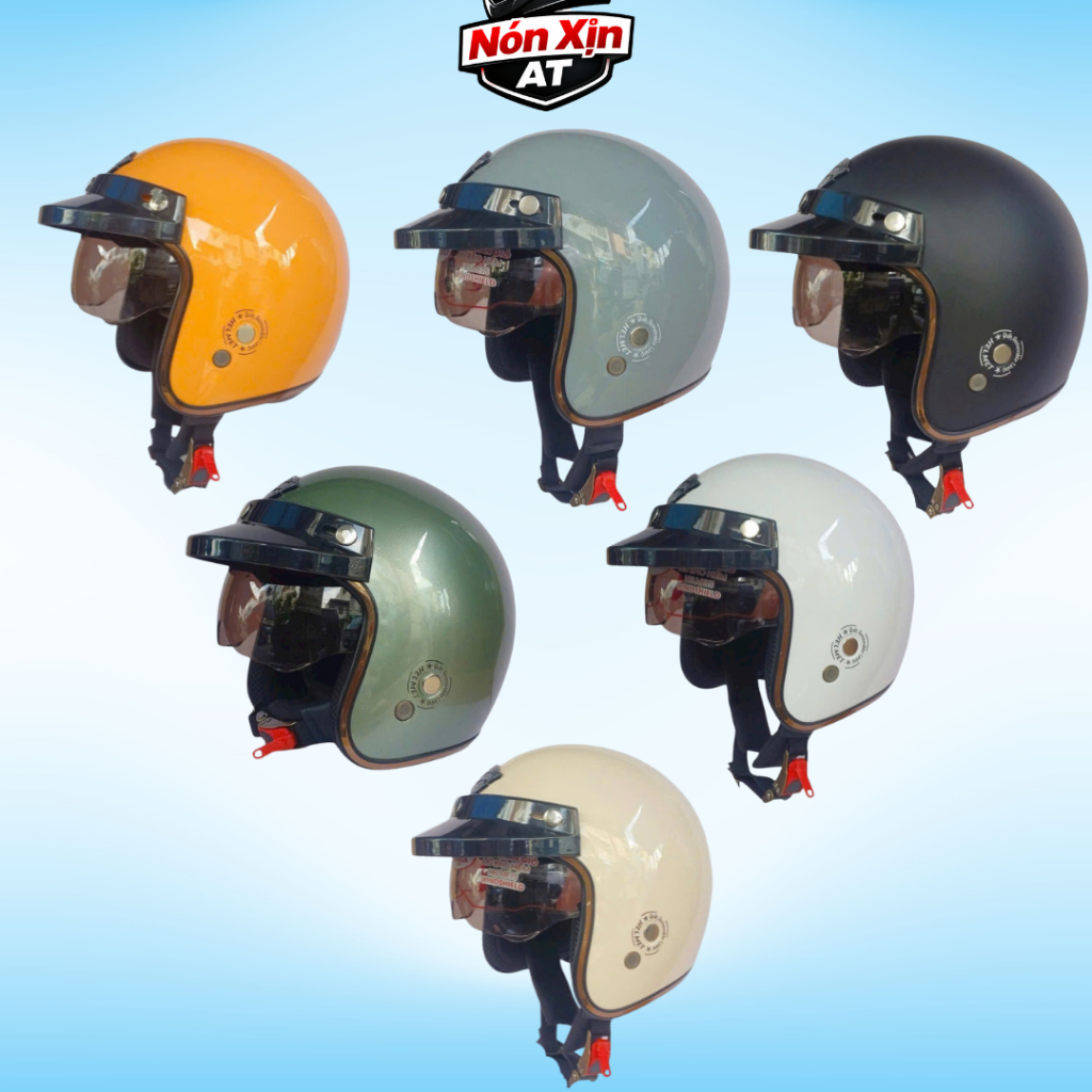 Mũ Bảo Hiểm SH Kính Âm Lưỡi Trai - Napoli Chính Hãng