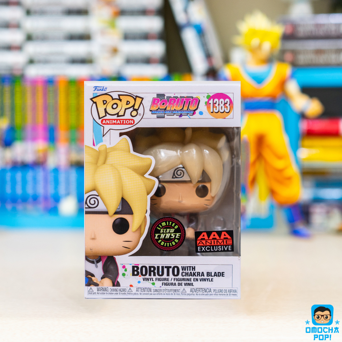 Mô Hình Chính Hãng Funko Pop Animation: Boruto - Boruto #1383 AAA Anime Exclusive bản Chase Limited 