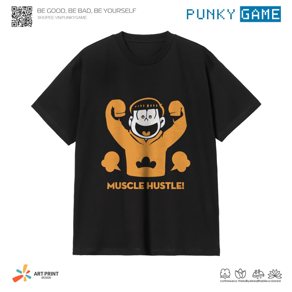 Áo thun Unisex Anime Osomatsu-san Jyushimatsu Cotton 100% ngắn tay