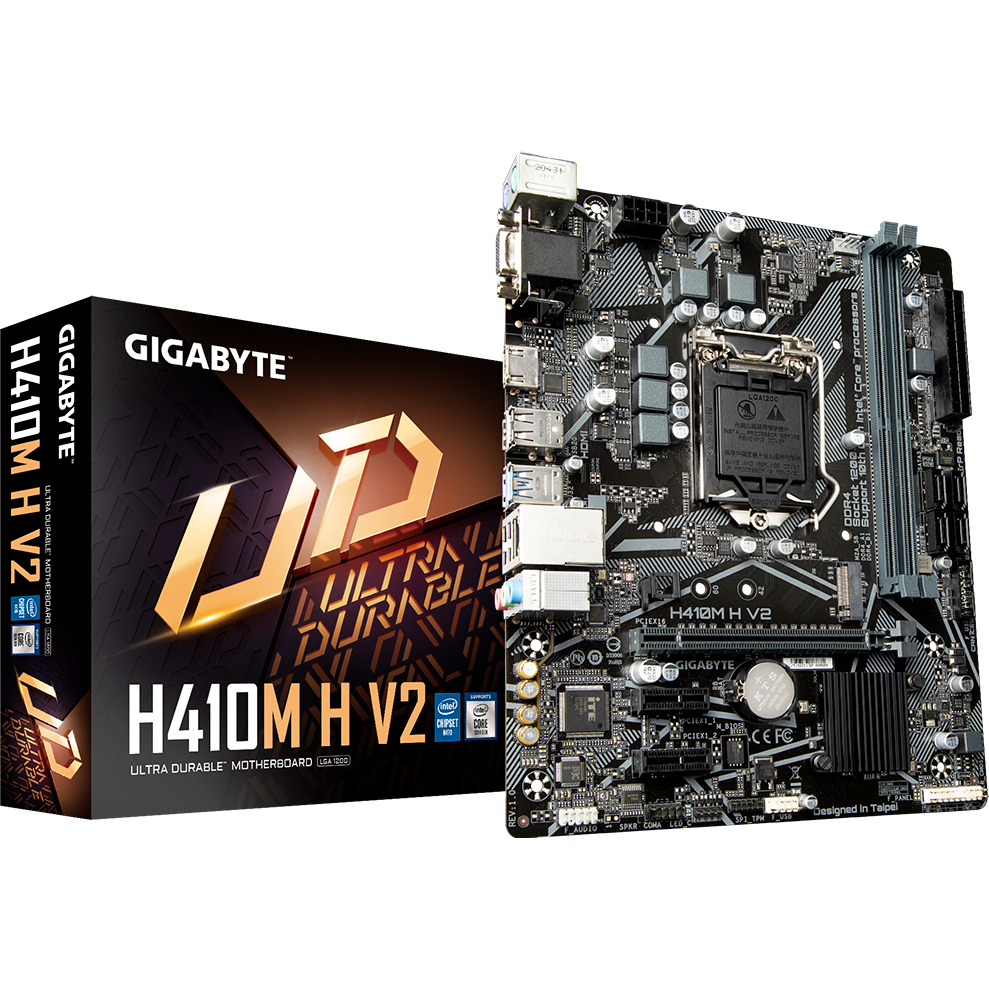 Mainboard GIGABYTE H410M H V2 (LGA 1200 Micro ATX) I like new Box Bảo hàng 36 tháng bởi nhà cung cấp