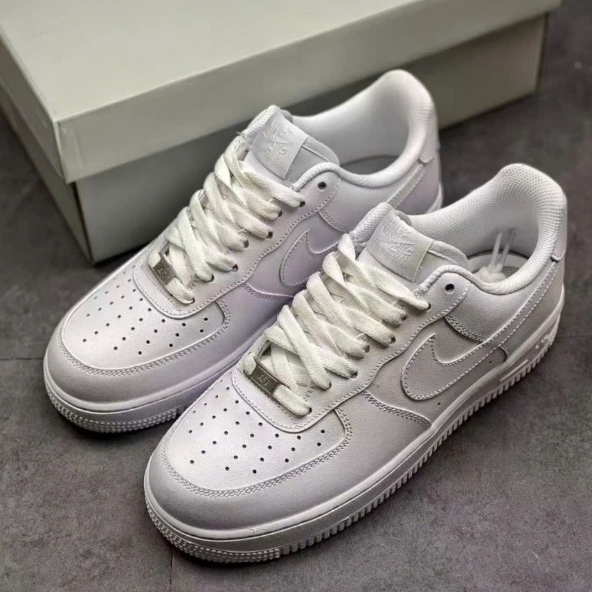 Giày Nike Air Force 1 Full White, AF1 Trắng Basic, Dễ Phối Đồ, Đủ Size 36–43
