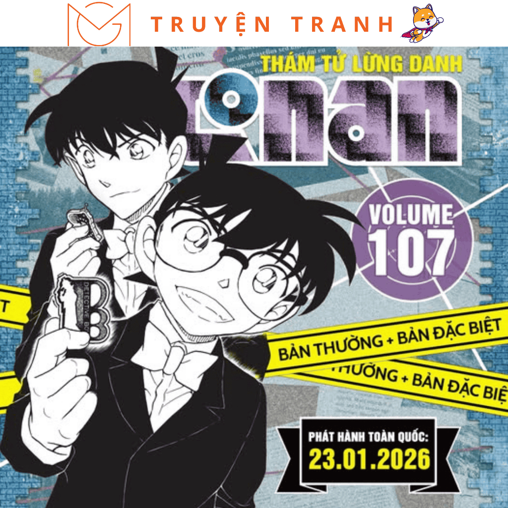 Truyện - Conan Thám Tử Lừng Danh Tập 107 - NXB Kim Đồng