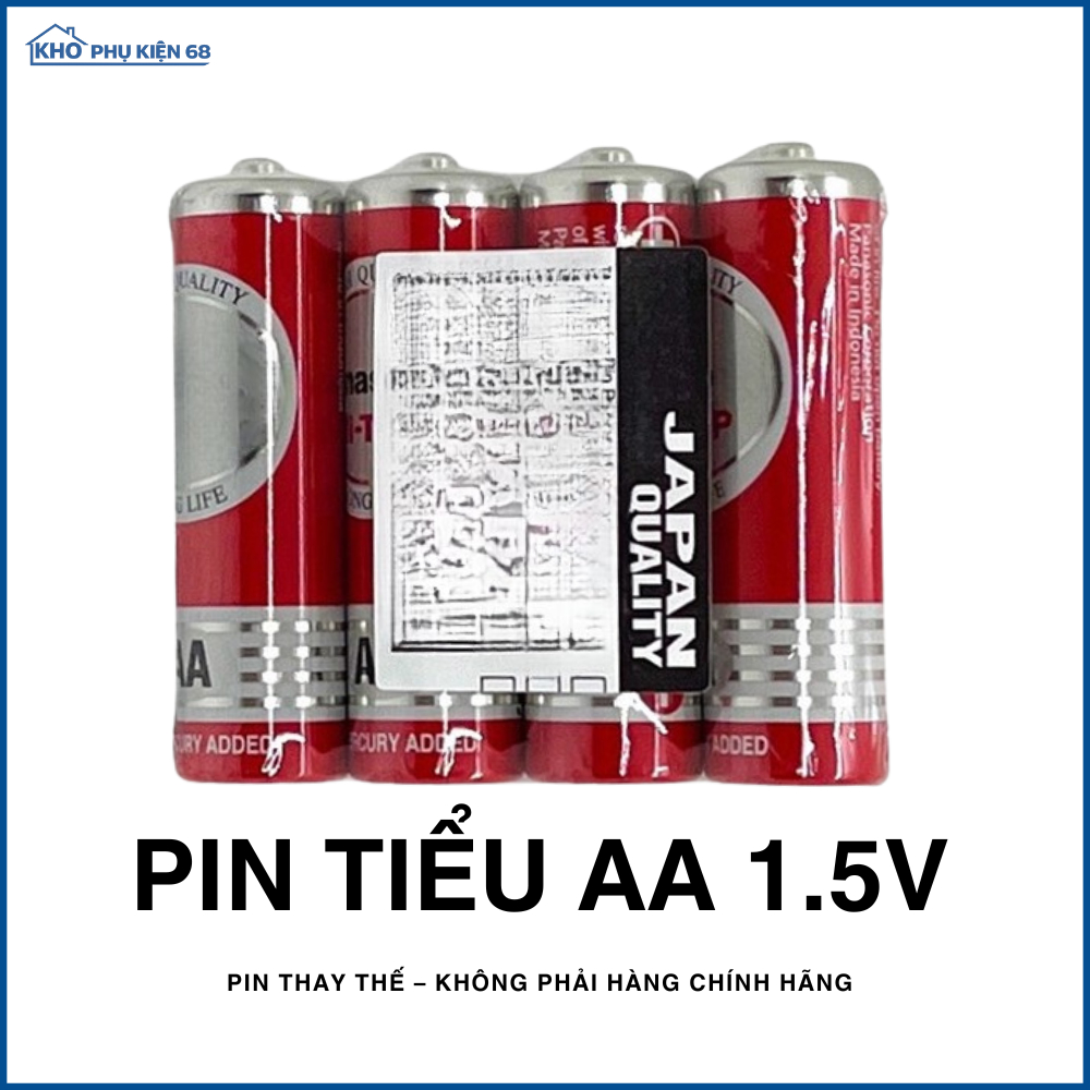 Pin Tiểu AA 1.5V – Pin Than Dùng Một Lần – Vỉ 4 Viên