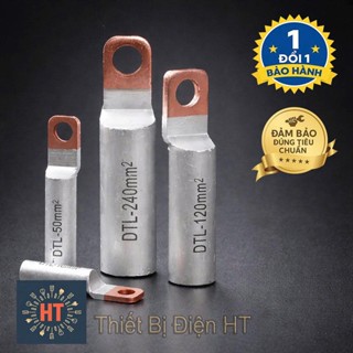 Cos nhôm đồng DTLF (DTL-10 đến DTL-240) – Đầu cốt nối dây điện cao áp, tủ điện, MCCB, ELCB