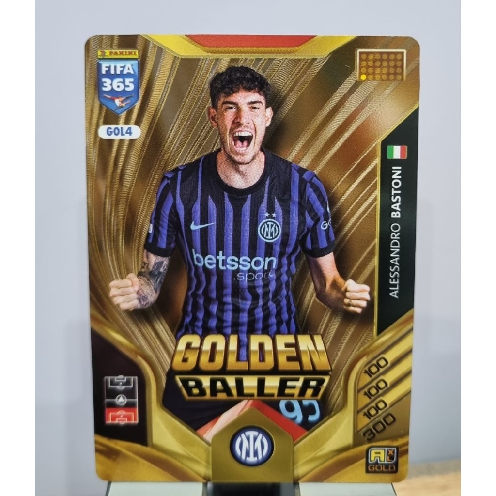 Thẻ bài Bastoni Golden Baller Panini Adrenalyn Fifa 365 chính hãng giá rẻ