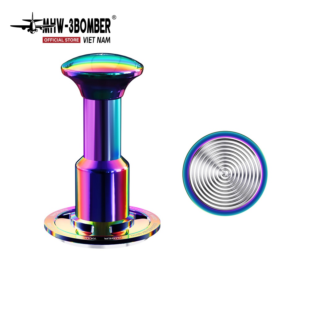 Tamper Trợ Lực 58mm Knight Impact Đa sắc MHW-3BOMBER - 4 Lò Xo, 30lb Click