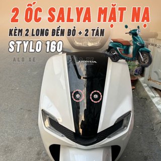 Combo 2 ốc Inox 304 6li15 + Long đền đỏ TAKE gắn mặt nạ STYLO 160, Scoopy (Tặng kèm 2 tán không gỉ) - Phụ kiện, phụ tùng