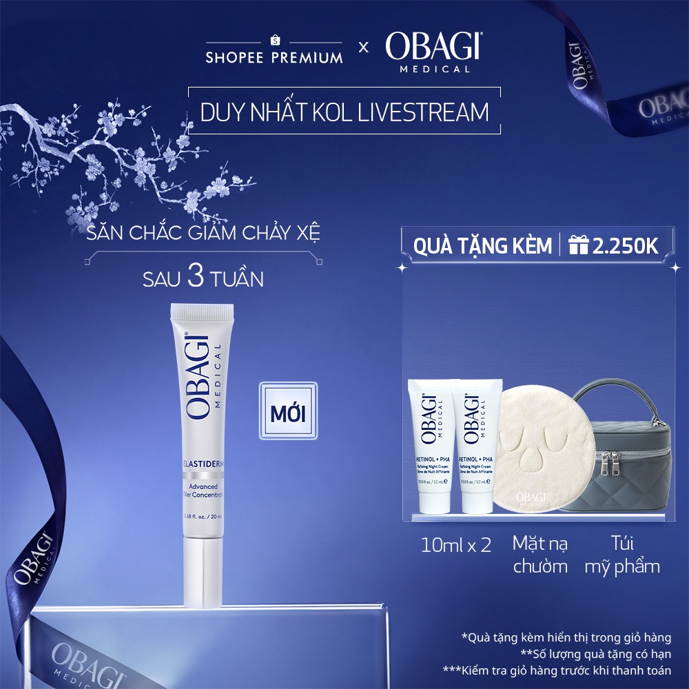 [Obagi x BK] Tinh Chất Làm Mờ Nếp Nhăn Obagi ELASTIDERM® Advanced Filler Concentrate 20ml
