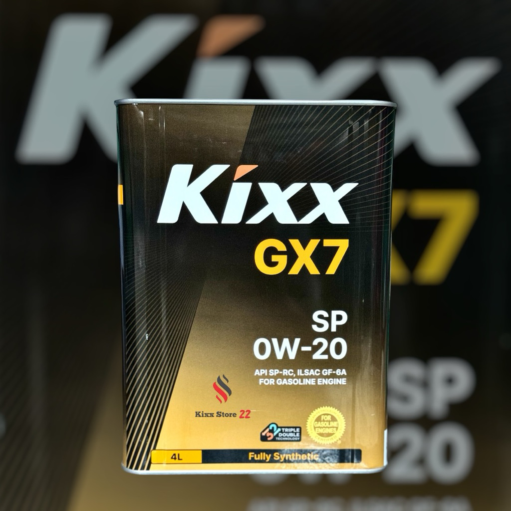 Kixx GX7 SP 0W20 (Can Thiếc 4L) Fully Synthetic - Dầu Động Cơ Xăng Cao Cấp 100% Gốc Tổng Hợp