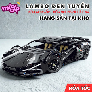 [BẢN CAO CẤP] Mô Hình Lắp Ráp Siêu Xe Đen Tuyền Tỉ Lệ 1:14, 1:18 dài 36cm cung cấp bảo hành 1:1 Bởi MIGO shop