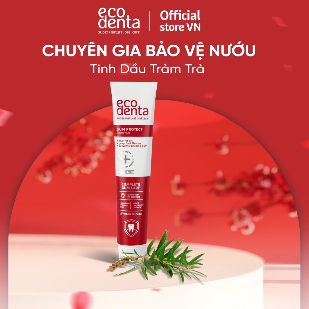 Ecodenta - Kem đánh răng bảo vệ nướu chuyên sâu 75ml (tặng kèm tuýp 10ml)