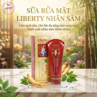 Sữa rửa mặt Liberty thảo dược nhân sâm