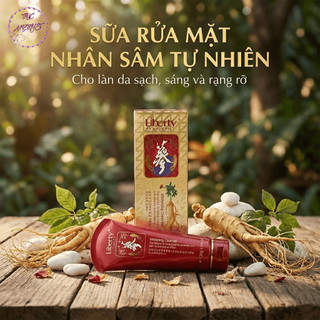 Sữa rửa mặt Liberty thảo dược nhân sâm