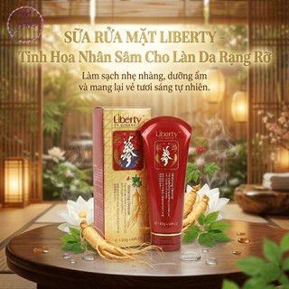 Sữa rửa mặt Liberty thảo dược nhân sâm