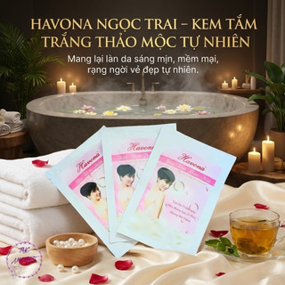 Combo 3 tắm trắng da Havona thảo dược
