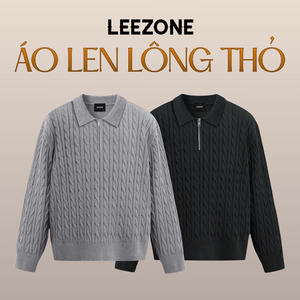Áo Len Nam LeeZone PREMIUM | Áo Len Vặn Thừng