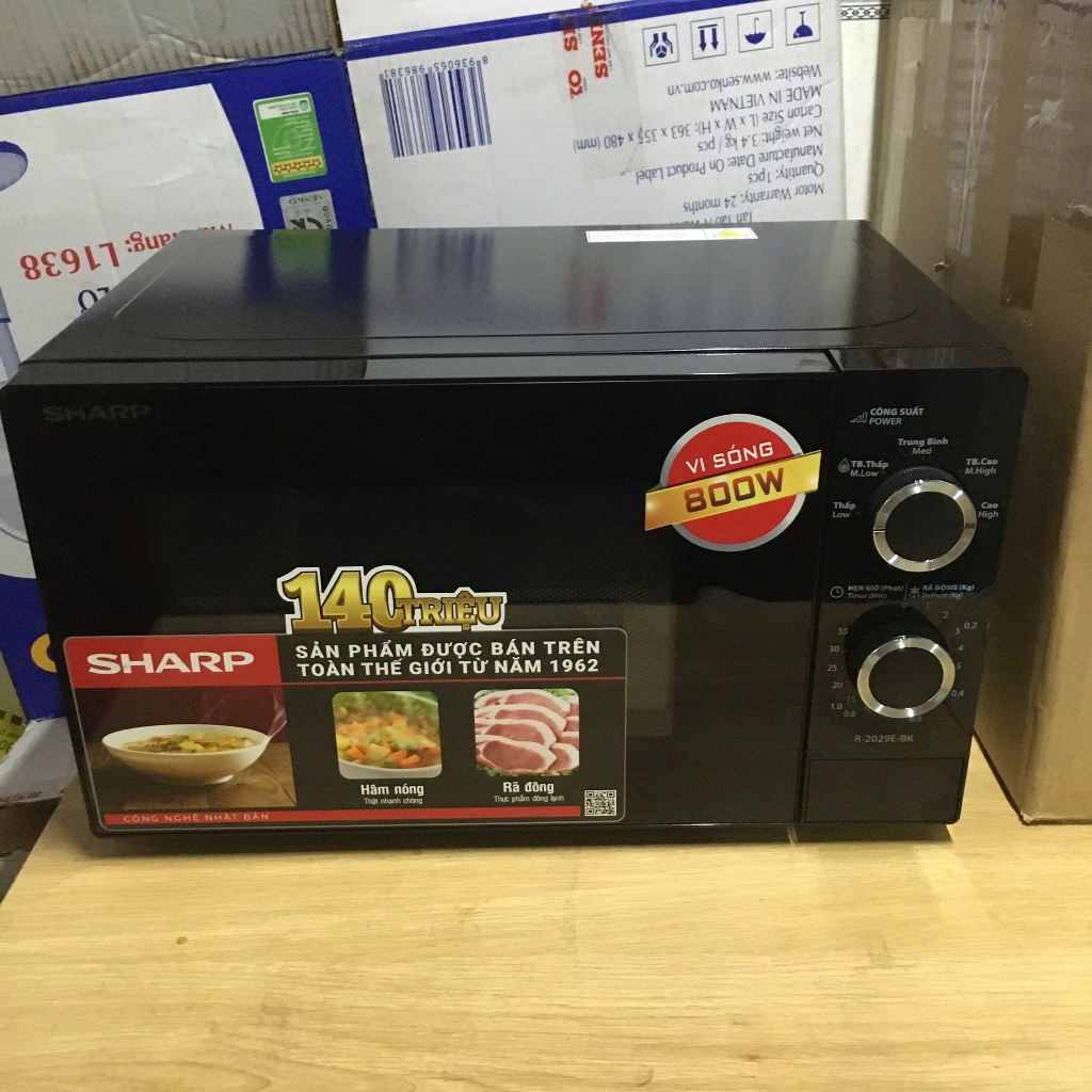 Lò vi sóng Sharp R-2029E-BK 20 lít Chính hãng - Hàng trưng bày như mới