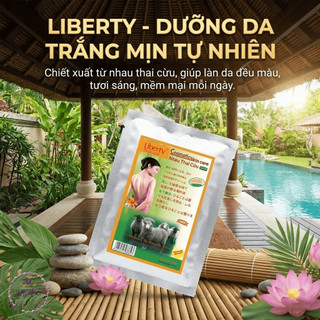 Tắm trắng Liberty nhau thai cừu