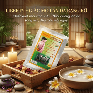Tắm trắng Liberty nhau thai cừu