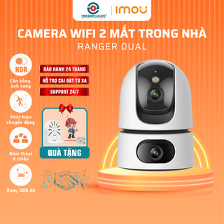 Camera WIFI IMOU 2 Mắt Ranger Dual S2XP 6MP, 10MP Xoay 360 Độ Trong Nhà - TRANGIATELECOM