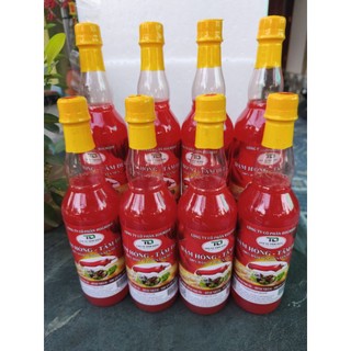 1 thùng 12 chai Giấm Hồng TD