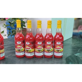 1 thùng 12 chai Giấm Hồng TD