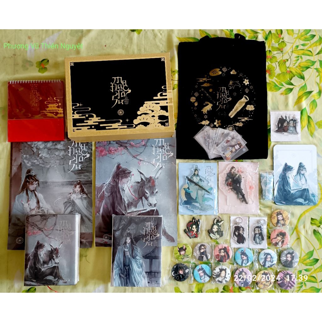 bookmark+ ma đạo tổ sư full 1,2,3,4 bản collection full phụ kiện y hình