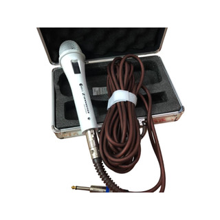 Micro karaoke có dây Sennheiser E 868II-S (Có hộp đựng) - Micro cao cấp màu trắng Chất Âm Nhẹ