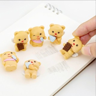 [Tẩy các mẫu] Combo 5 Tẩy Butter bear