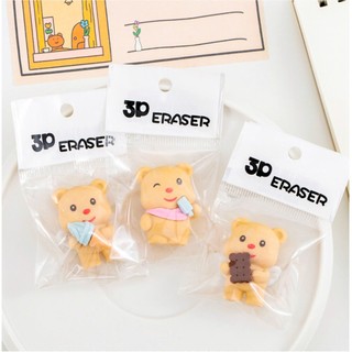 [Tẩy các mẫu] Combo 5 Tẩy Butter bear