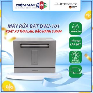 Máy rửa bát Junger DWJ-101 mini, 6 Bộ Nhỏ Gọn Tiết Kiệm Điện Nước