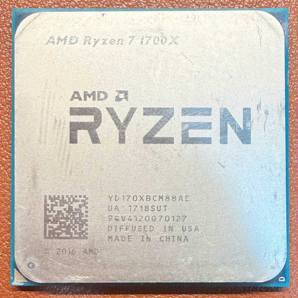 Bộ vi xử lý CPU AMD Ryzen 7 1700X hàng tháo máy bảo hành 3 tháng