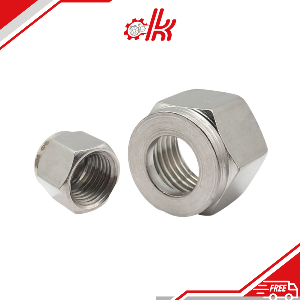 Tán siết hạt bắp inox-ĐẦU NỐI SIẾT HẠT BẮP INOX 304 (HBIT)