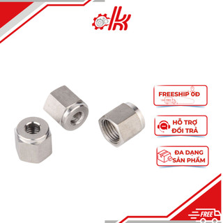 Tán siết hạt bắp inox-ĐẦU NỐI SIẾT HẠT BẮP INOX 304 (HBIT)